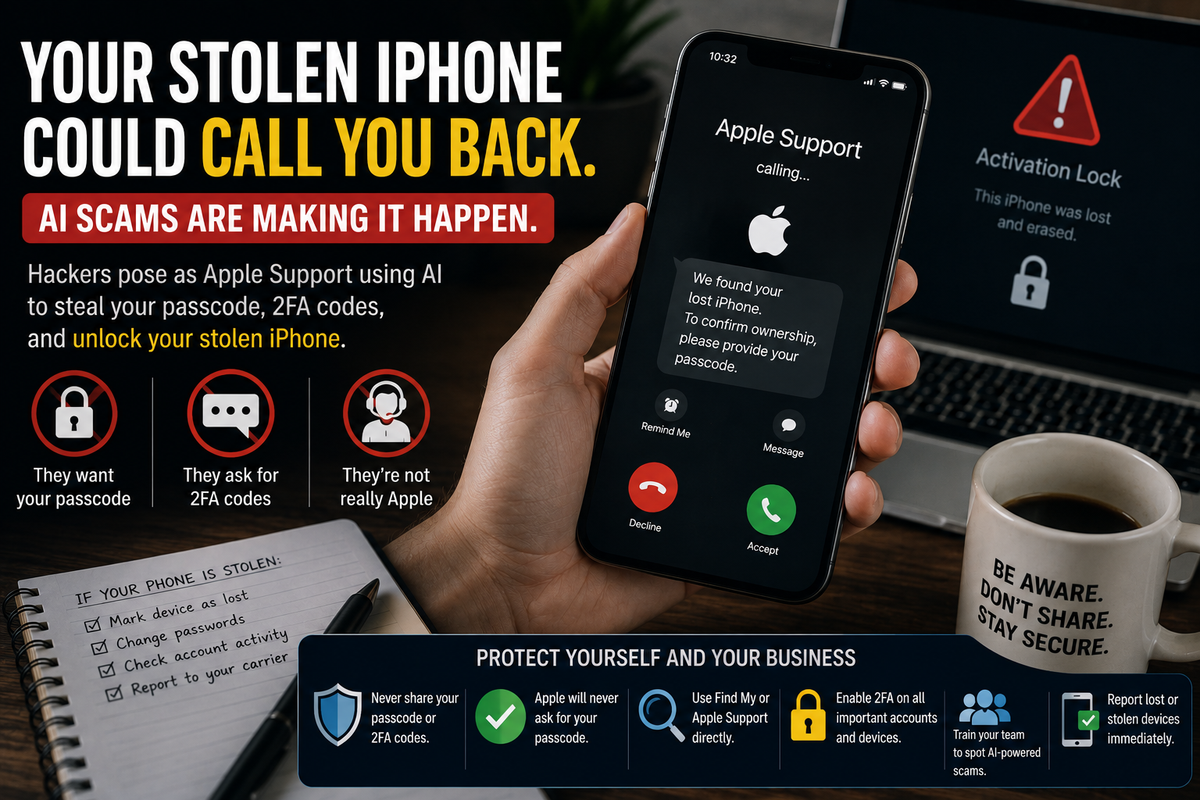 Your Stolen iPhone Could Call You Back: How AI Is Making Phone Theft More Dangerous