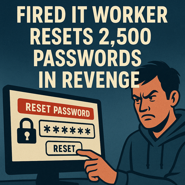 Fired IT Guy Resets 2,500 Passwords—Could This Happen to Your Business?