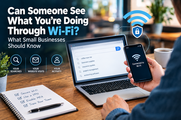 Can Someone See What You’re Doing Through Wi-Fi? What Small Businesses Should Know