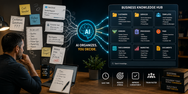 How Can Small Businesses Use AI to Create a “Second Brain” for Their Business?