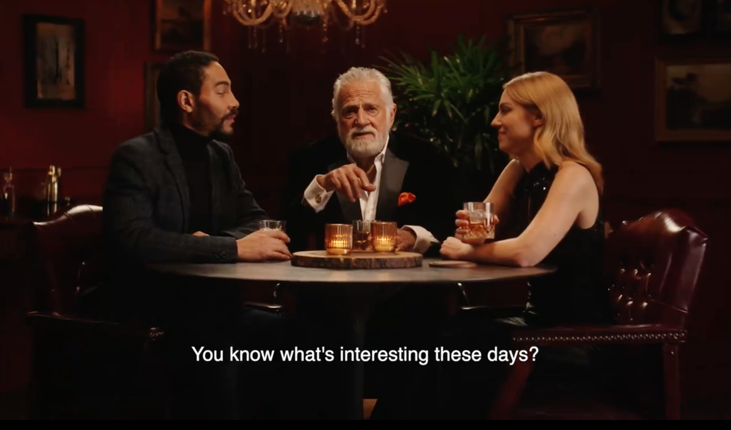  The World’s Most Interesting Man becomes interested in Bitcoin.  
