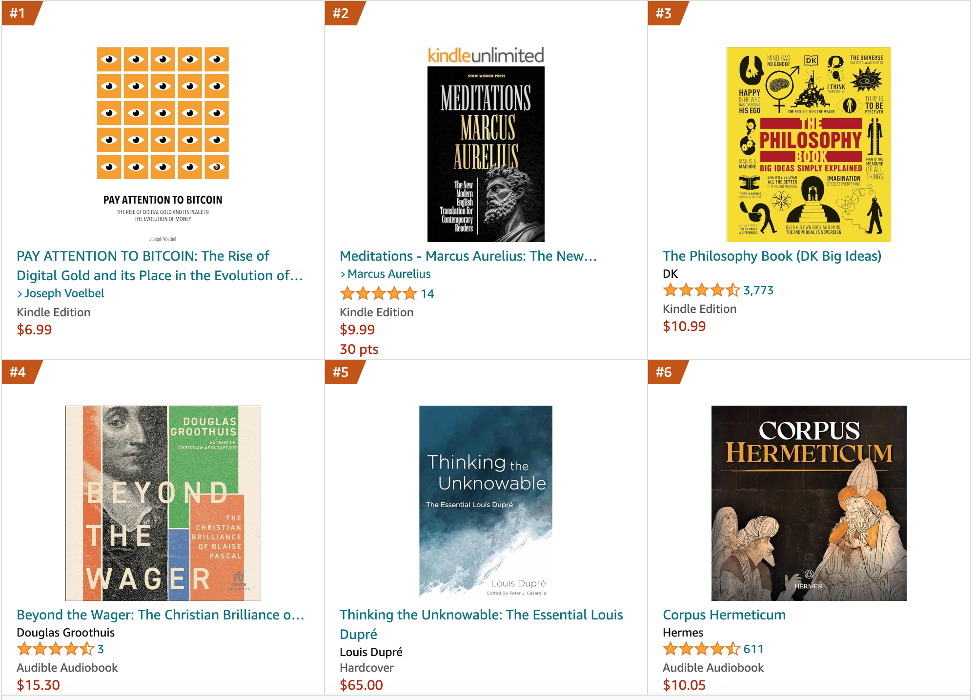  Pay Attention to Bitcoin #1 on Amazon Philosophy. 