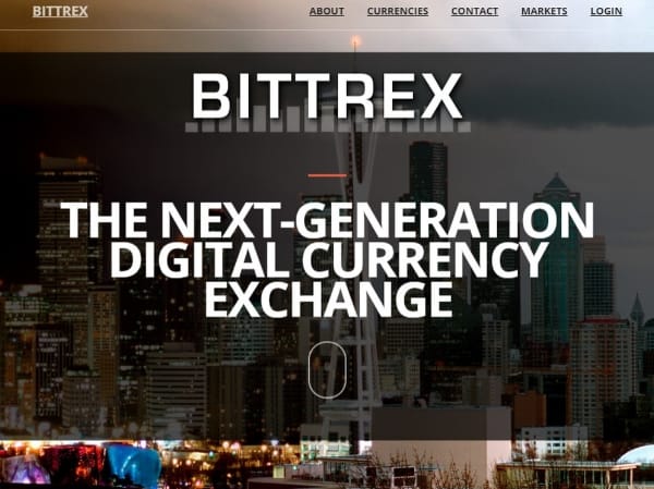 Bittrex.com is a popular site used for trading cryptocurrency. 