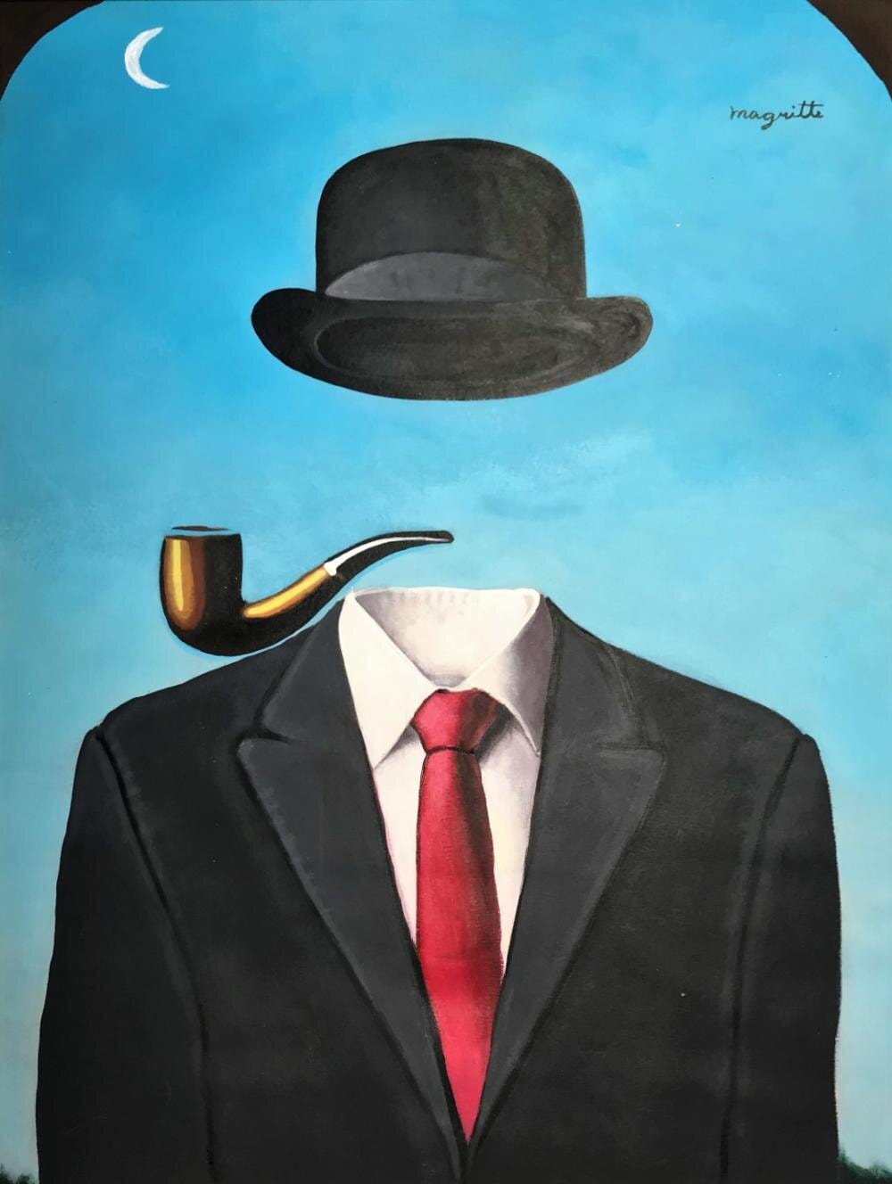  Surrealist painting by René Magritte. 