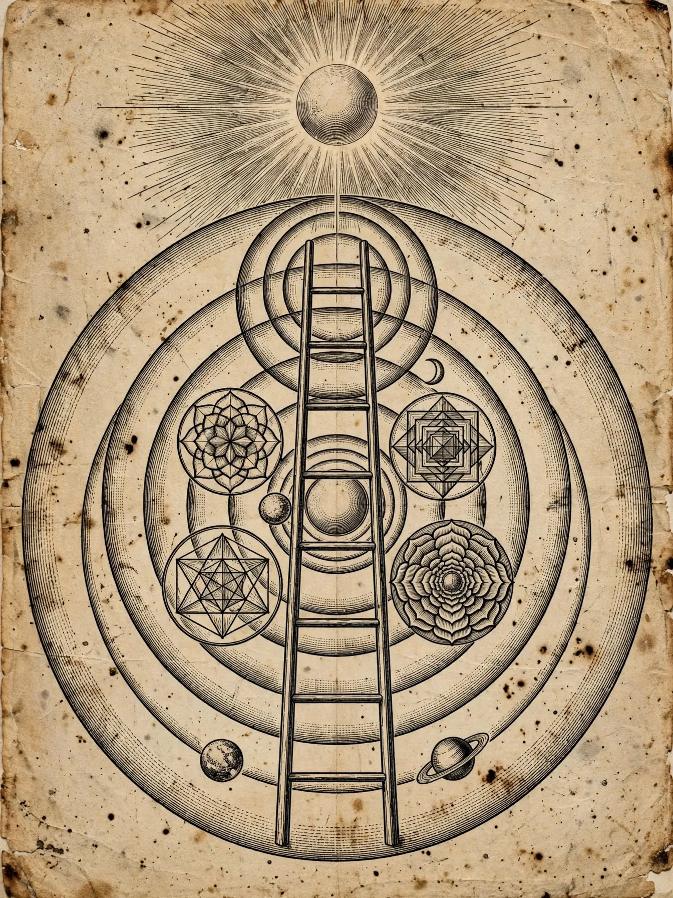 Engraving-style cover art for The Holy Science by Swami Sri Yukteswar