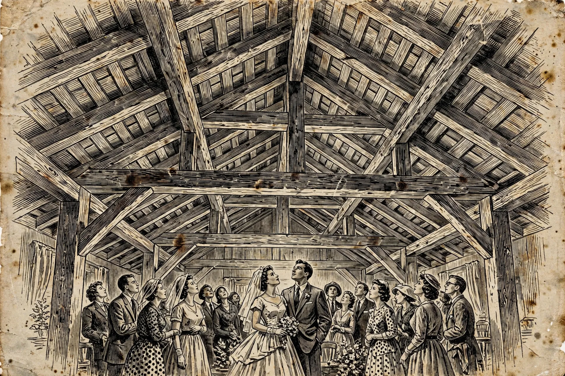 Engraving-style cover art for Raise High the Roof Beam, Carpenters by J.D. Salinger