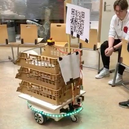 Autonome marktbot - studentenproject