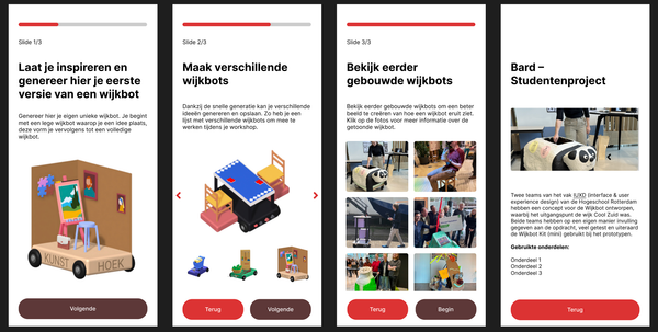 Brainstorm app voor wijkbots