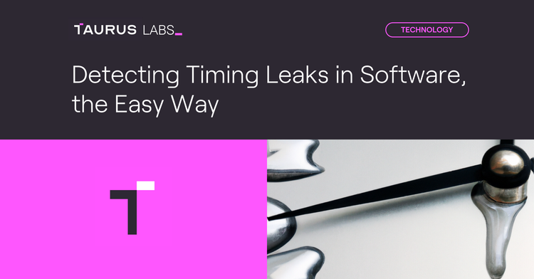 Detecting timing leaks in software, the easy way