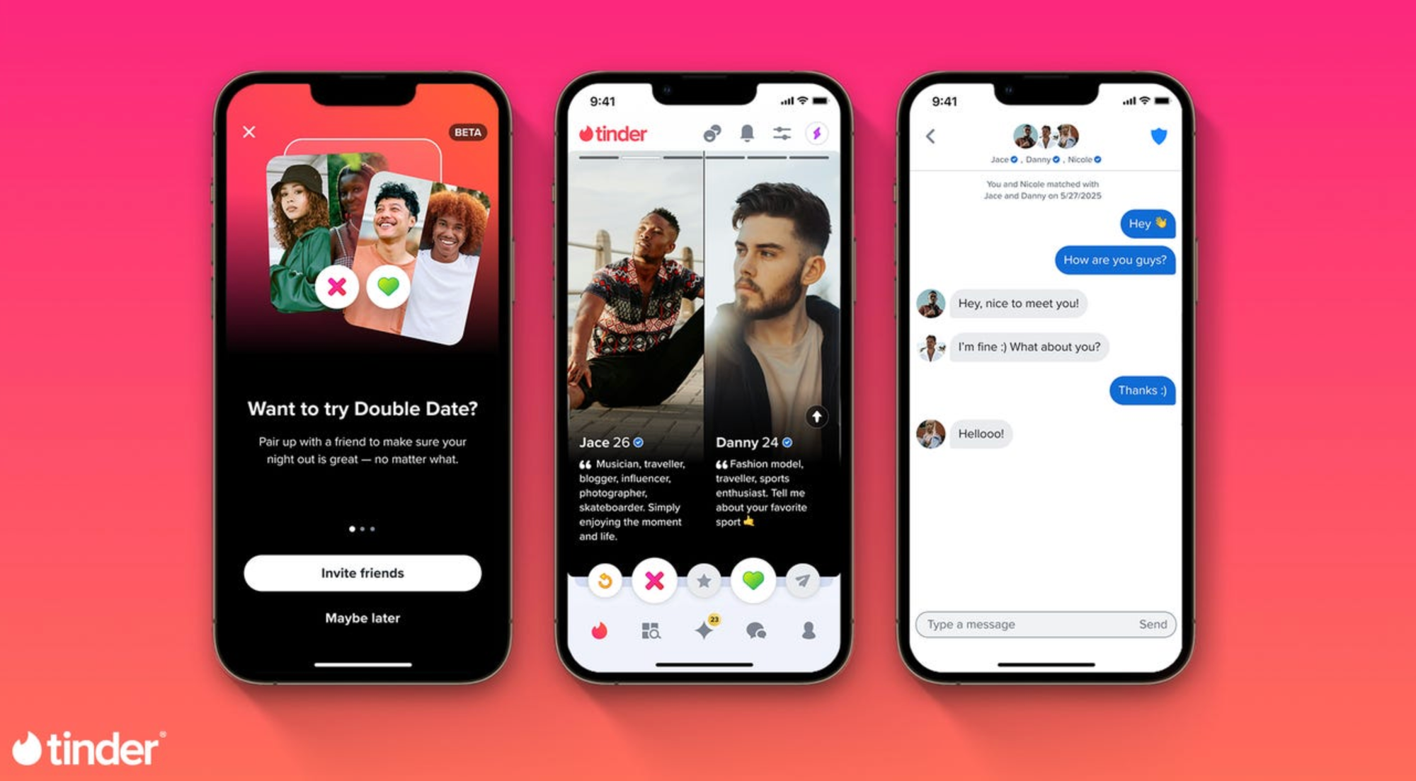 Tinder Now Lets You Go On Double Dates