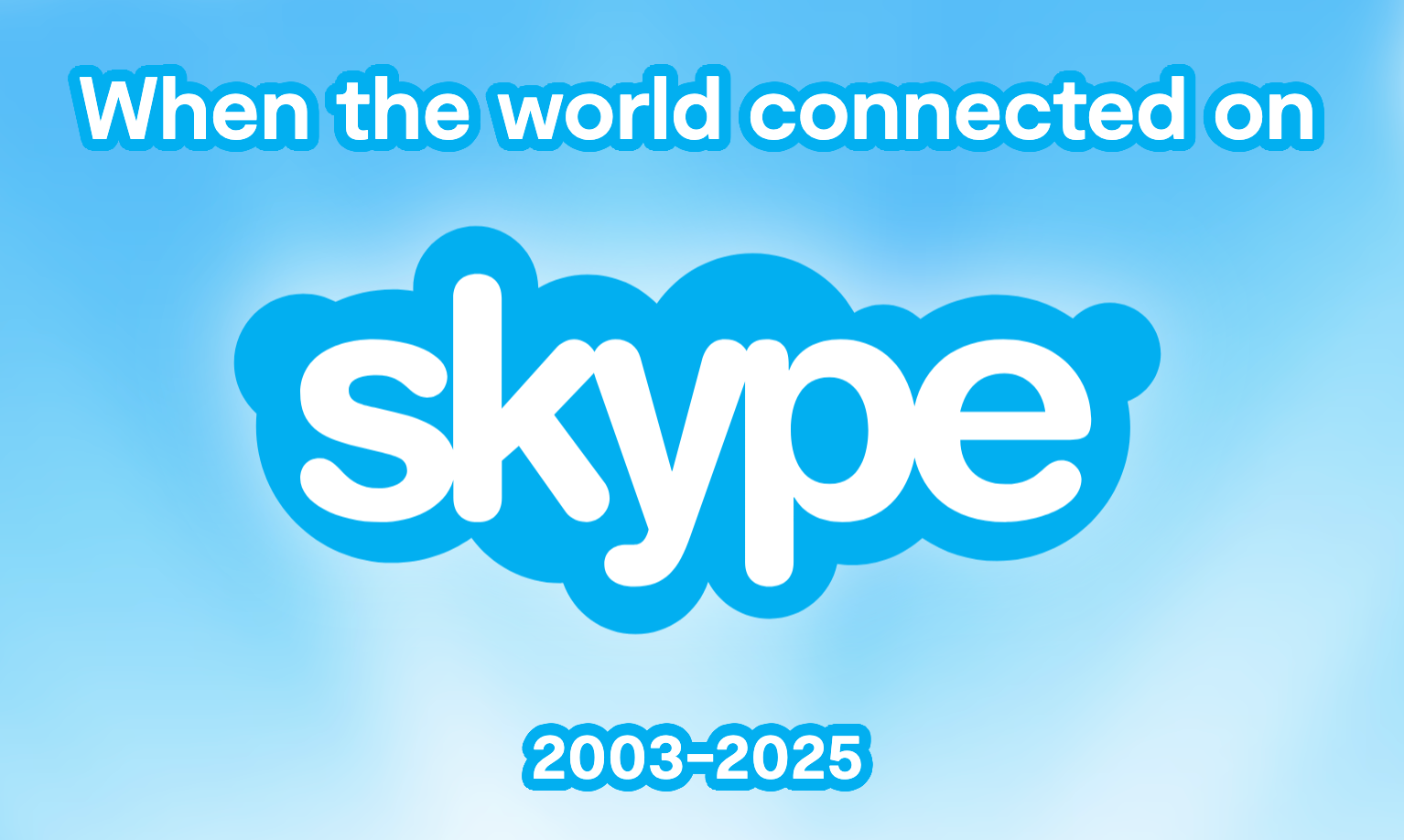 When The World Connected On Skype