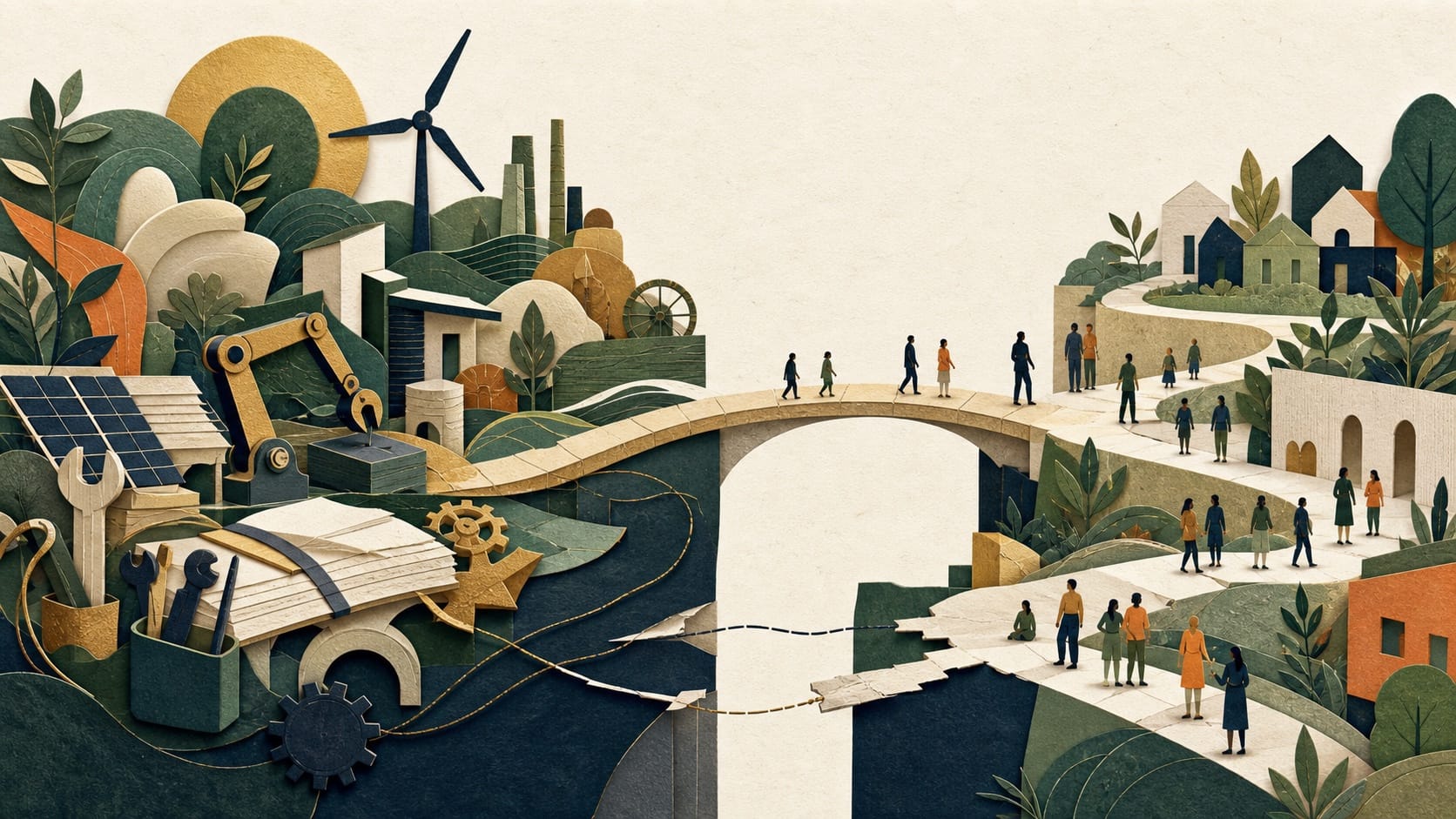 Productive abundance reaches communities only through bridges of access, ownership, learning, and agency.