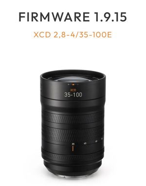 XCD 2,8-4/35-100E Firmware 1.9.15 upgrade released