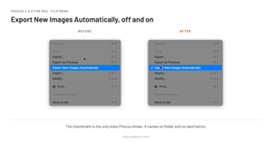 Export New Images Automatically: Setting Up the Phocus Hot Folder