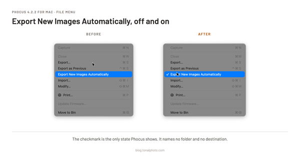 Export New Images Automatically: Setting Up the Phocus Hot Folder