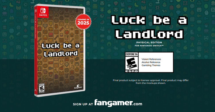 Luck be a Landlord Is Getting a Physical Edition for Nintendo Switch