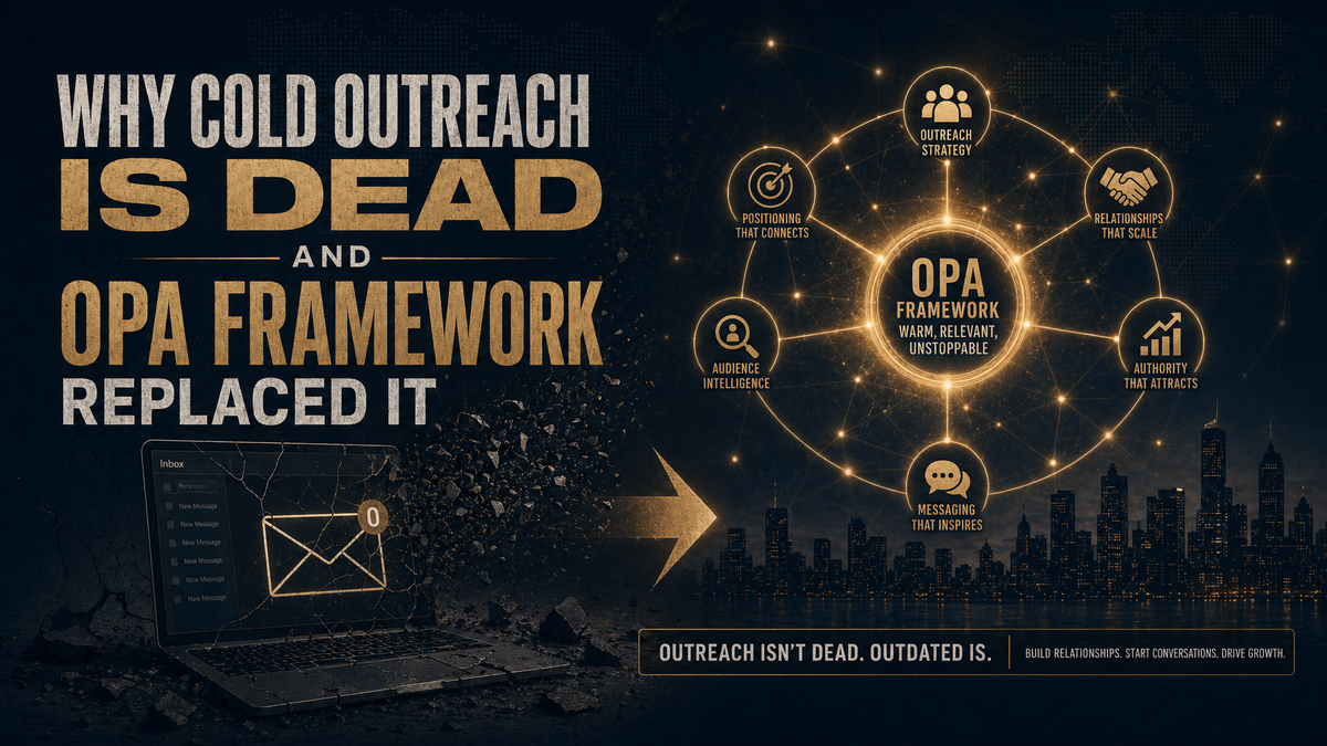Cold Outreach Is Dead. Here Is What Replaced It.