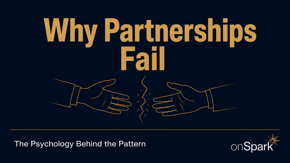 Why Partnerships Fail: The Psychology Behind the Pattern