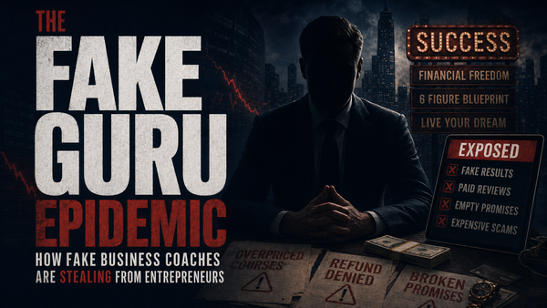 The Fake Business Coach Epidemic: How Fake Partnership Gurus Are Stealing Millions From Entrepreneurs
