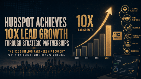 What HubSpot's 10x Lead Growth From onSpark Actually Means for Founder Distribution Strategy