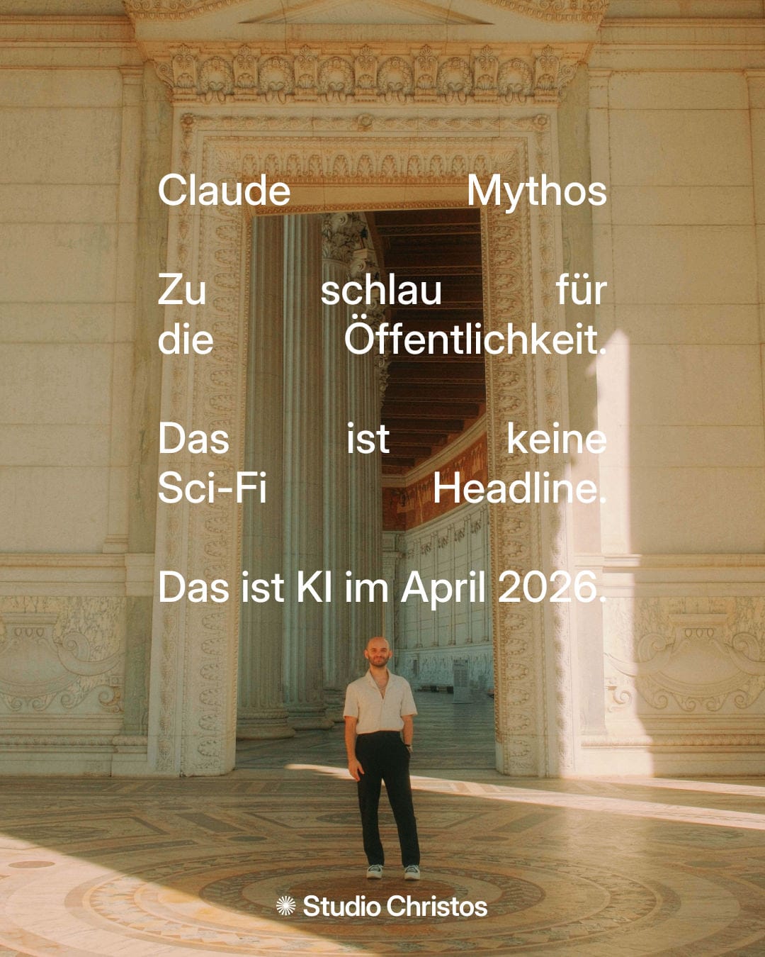 Claude Mythos Zu schlau für die Öffentlichkeit. Das ist keine Sci-Fi Headline. Das ist KI im April 2026.