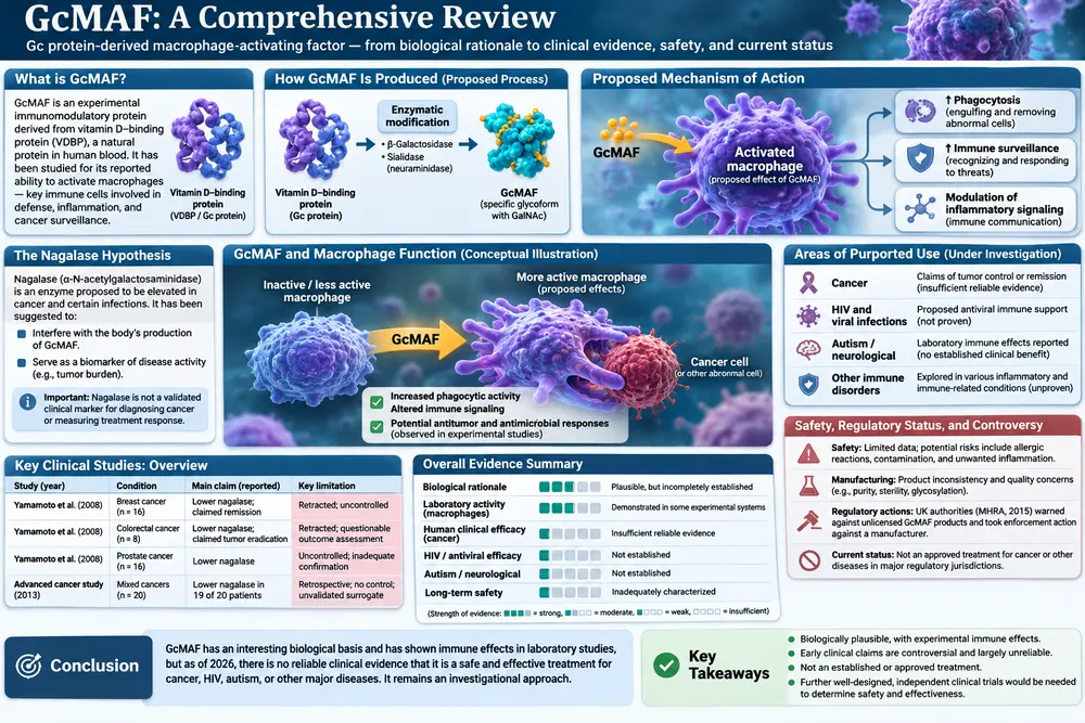 GcMAF: A Scientific and Clinical Review