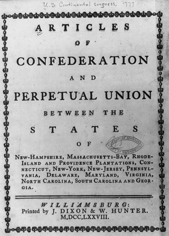 Confederation & Constitution