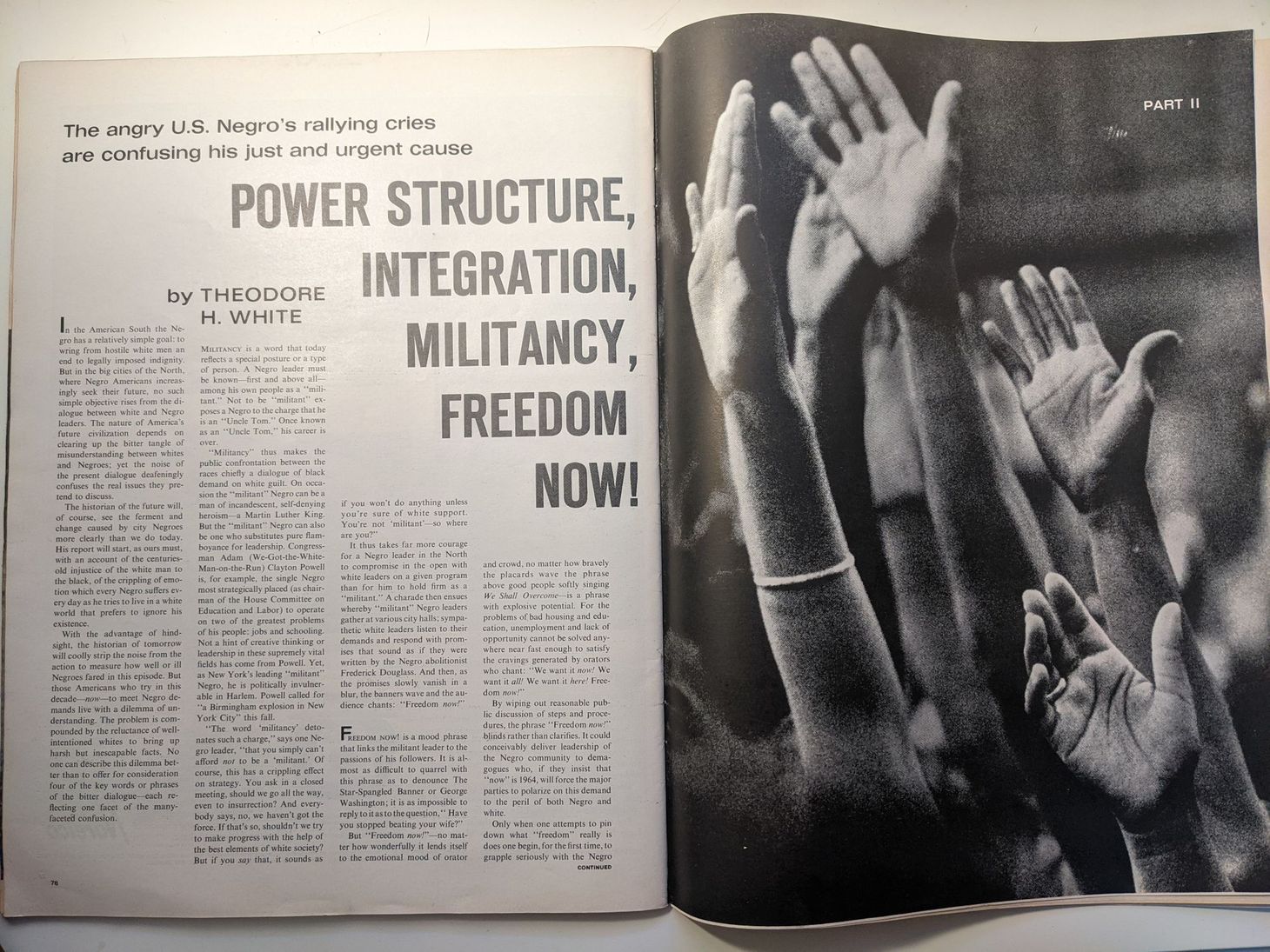 “The Angry U.S. Negro's Rallying Cries Are Confusing His Just And Urgent Cause”