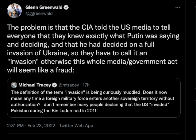 Intelligence Failure