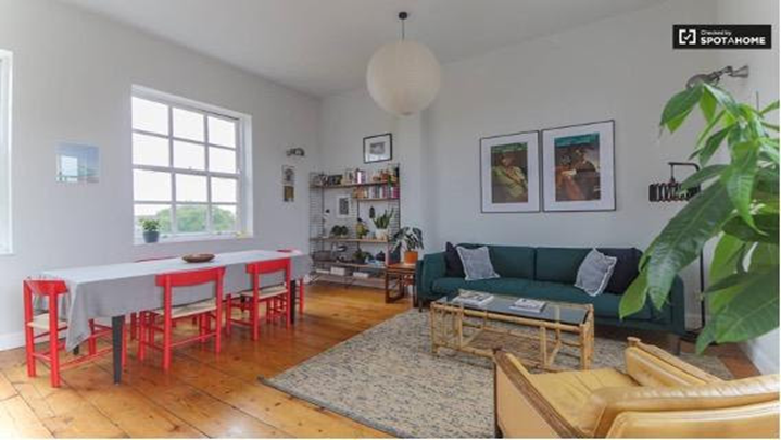 Salón, espacioso, luminoso, Hackney