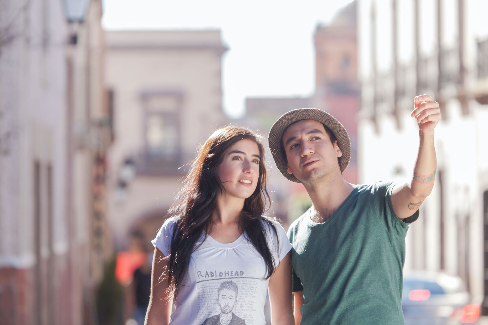 pareja de turistas