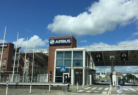 Hauptsitz der Airbus-Firma in Hamburg