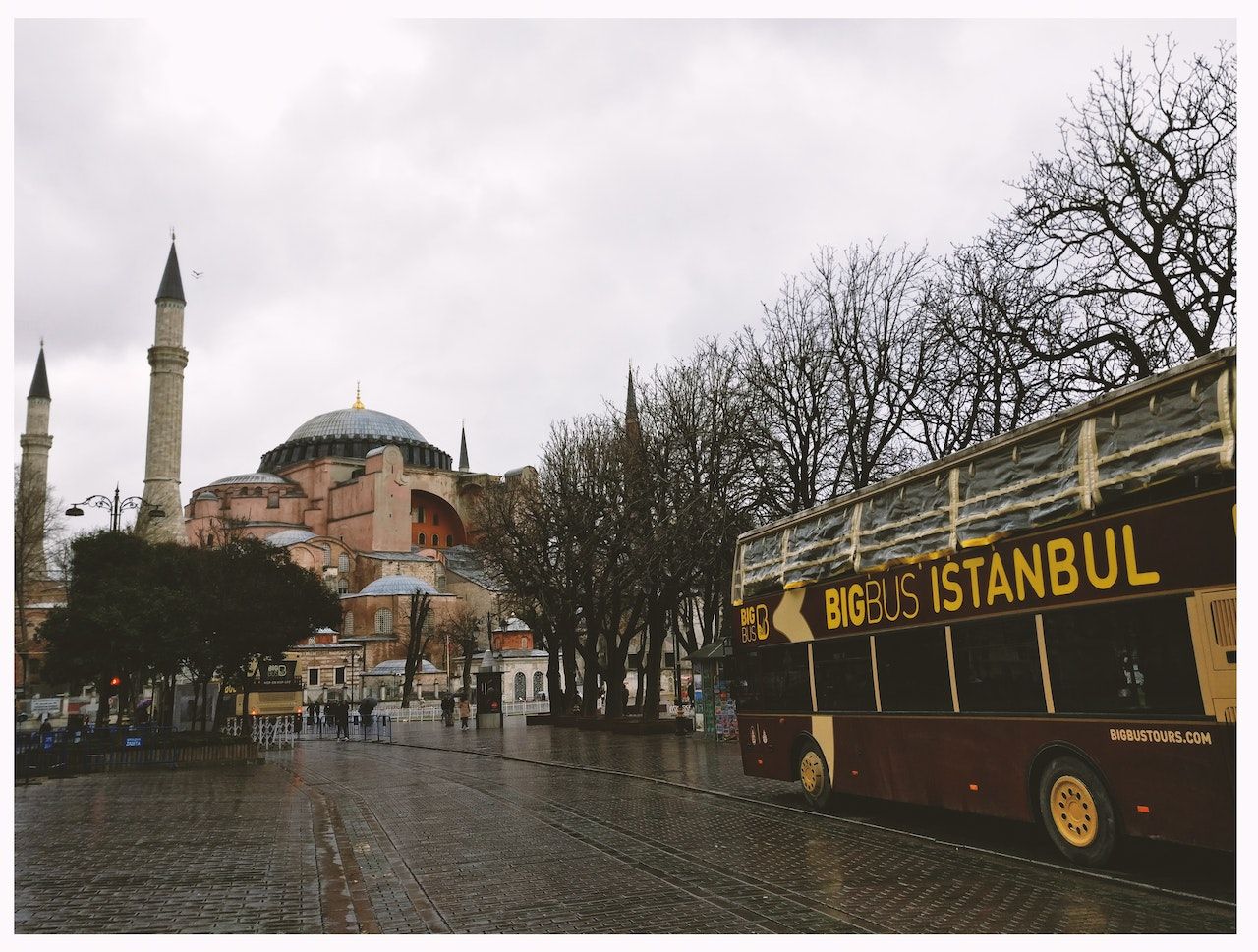 Centre d'Istanbul et bus de la ville