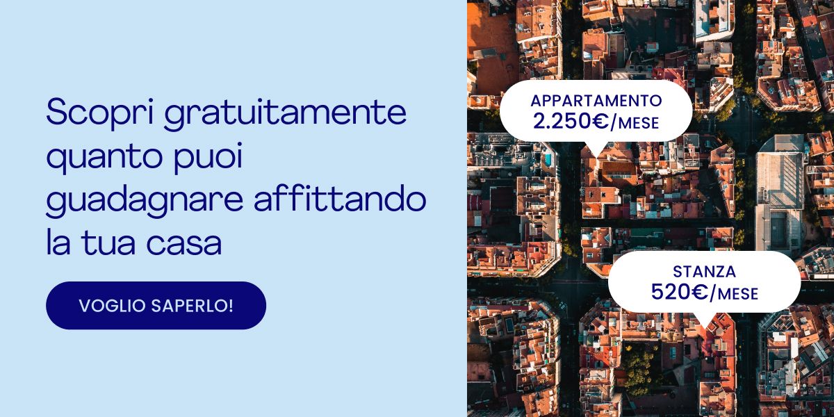 Banner scoprite quanto potete guadagnare affittando la vostra casa a tempo parziale