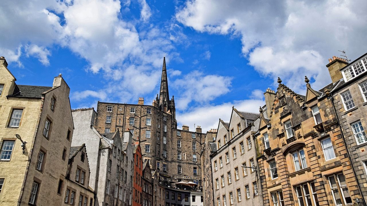 Gebäude im Zentrum von Edinburgh