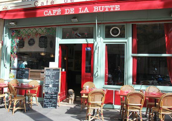 Entrada principal del Café Restaurante De La Butte