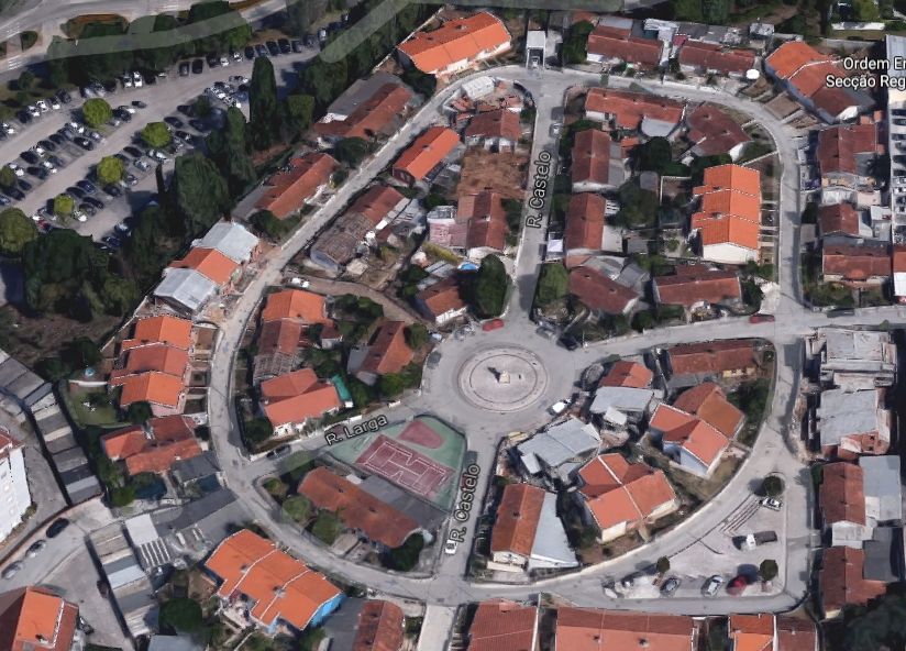 Vista aérea do bairro de Celas