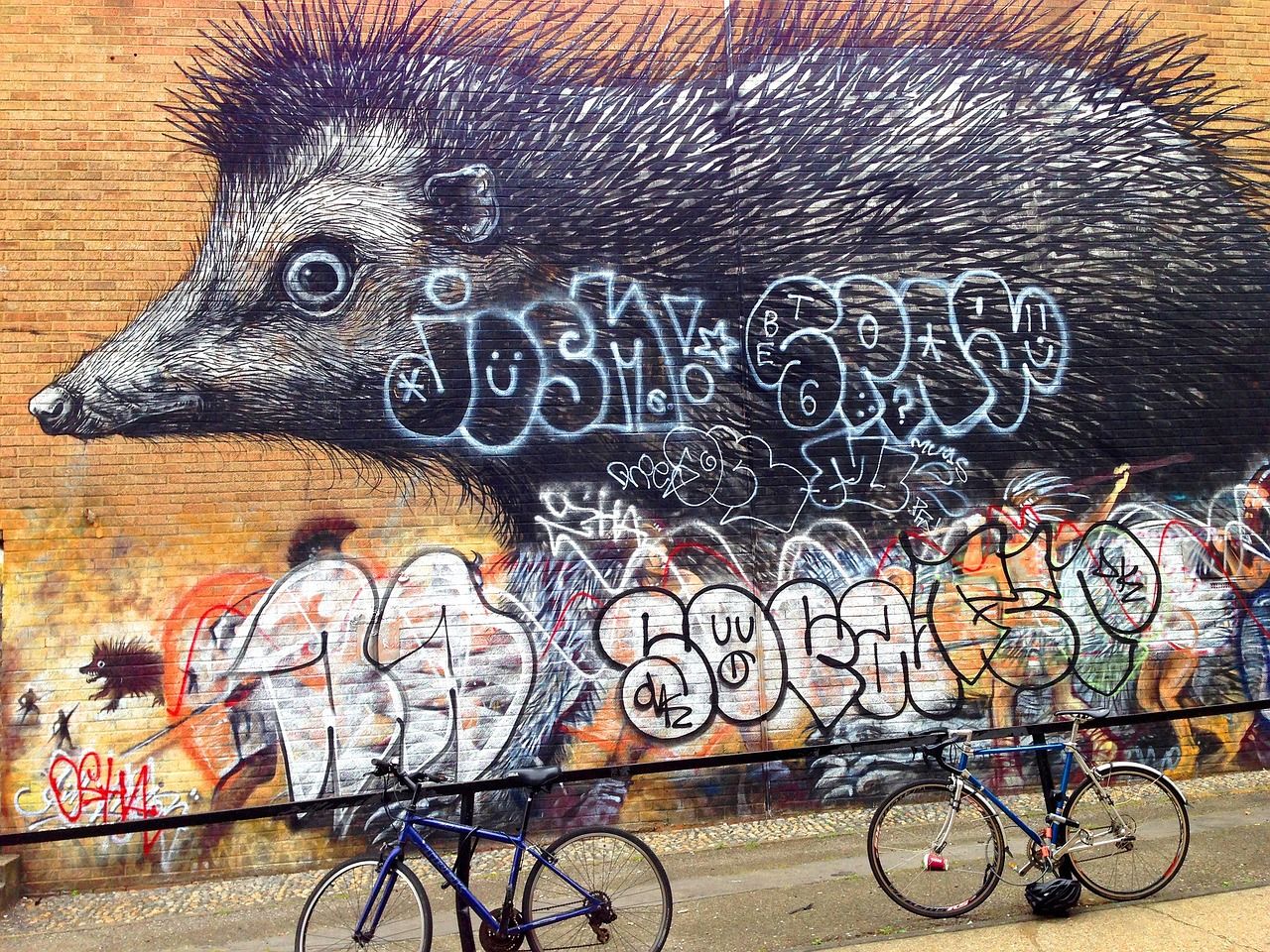 Graffiti per le strade di Shoreditch