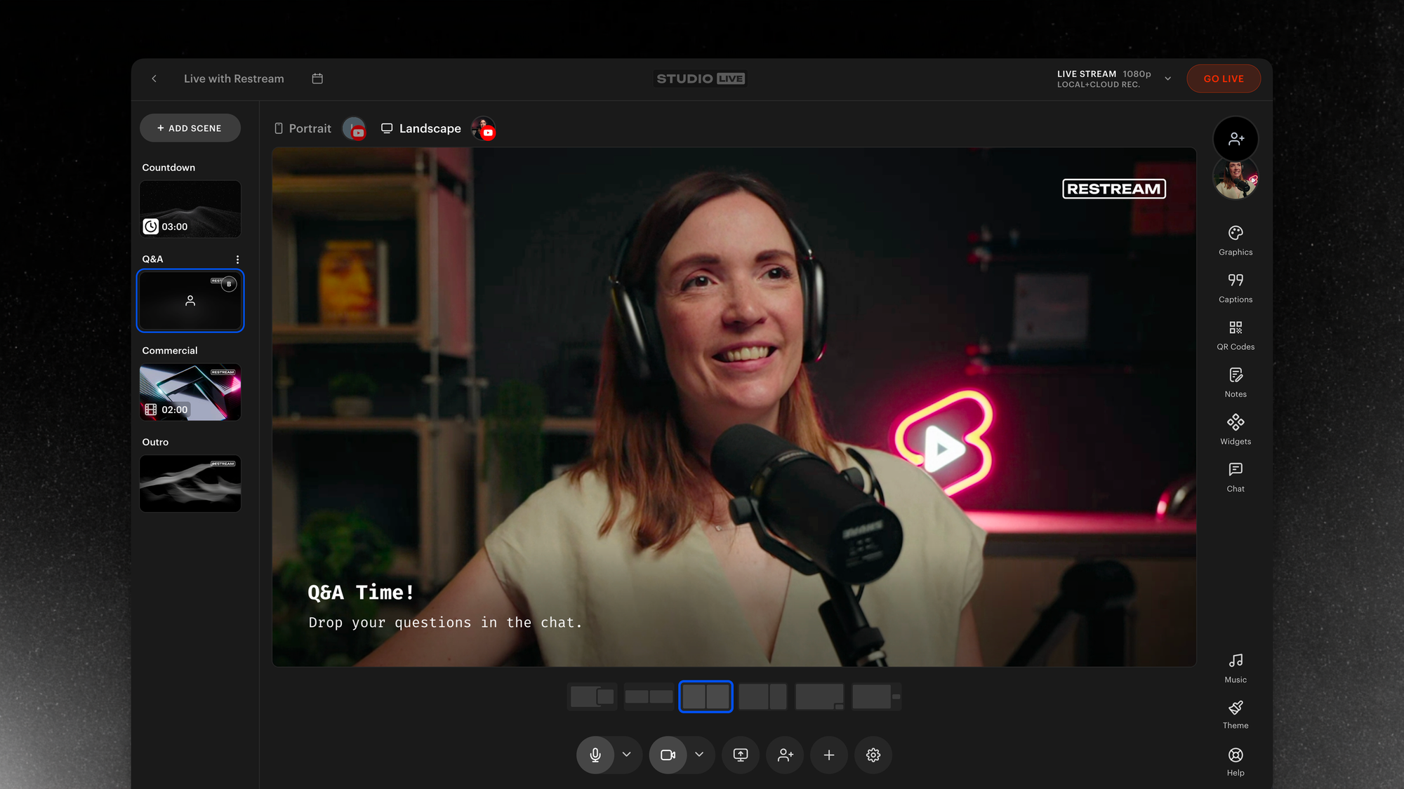 Restream Studio