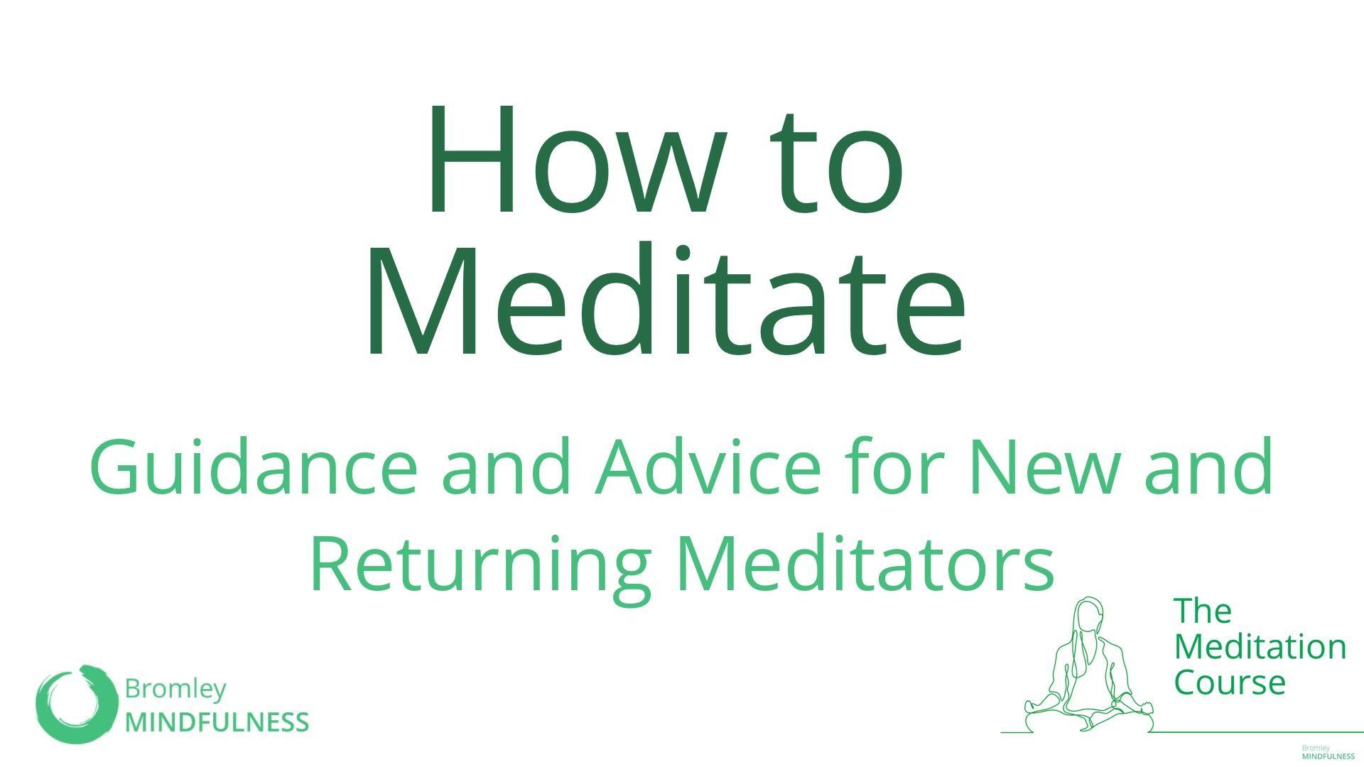 How To Meditate