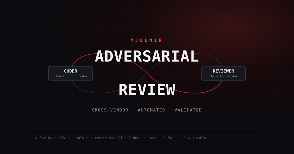Mjolnir: Automated Cross-Vendor Adversarial Review