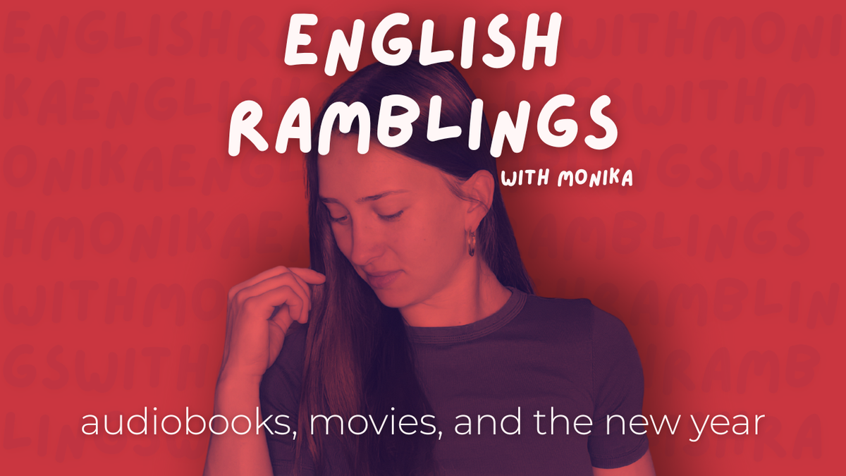 Audiobooks, movies, and the New Year