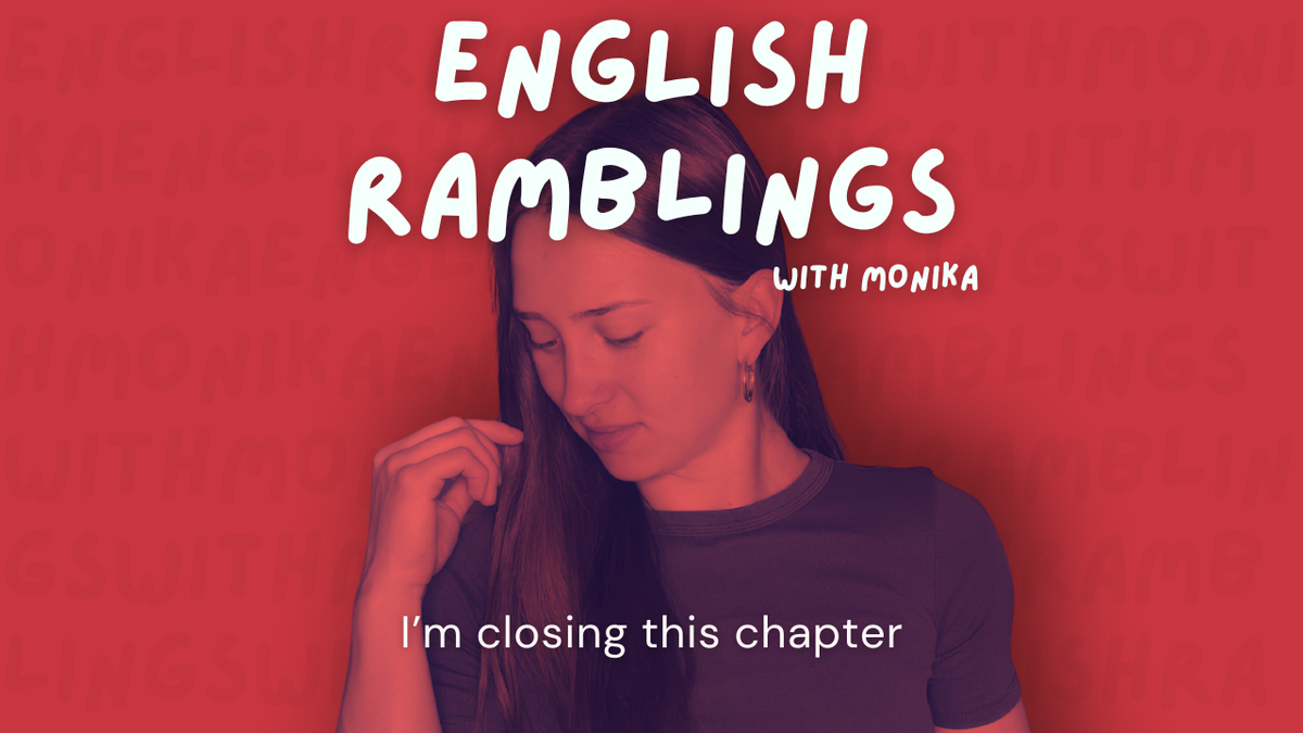 I'm closing this chapter