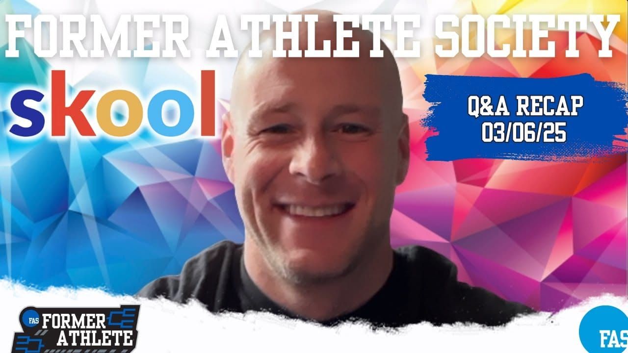 Former Athlete Society Q&A: Balancing Training, Recovery, Nutrition & Tracking Progress After Sports