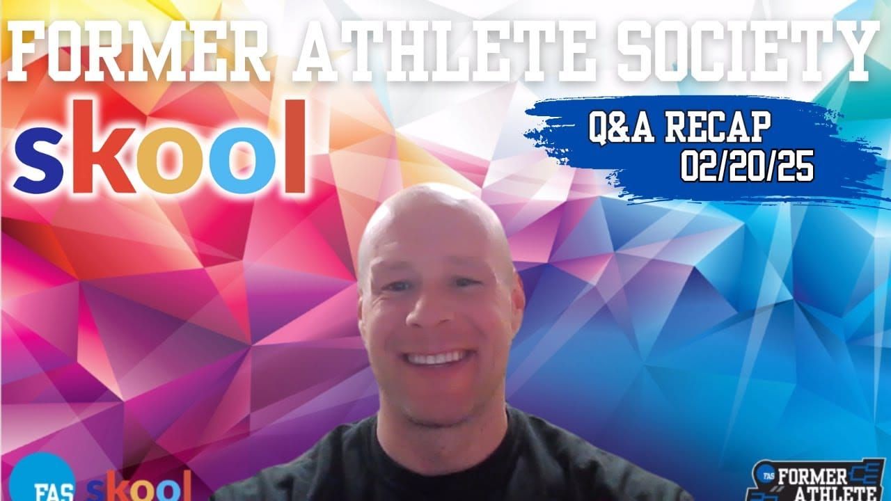 Fueling Performance & Staying Consistent | Former Athlete Society Q&A
