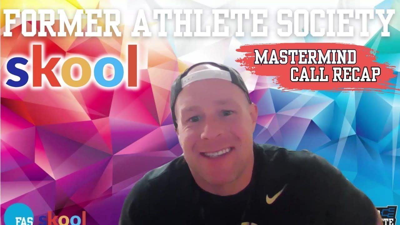 Former Athlete Society Monthly Masterclass: Atomic Habits & Your Post-Athlete Life
