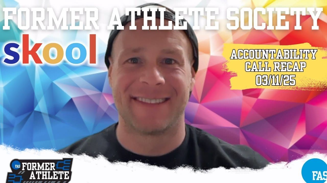 Staying on Track: Small Wins, Pre-Commitment, & Training with Intensity | Former Athlete Society