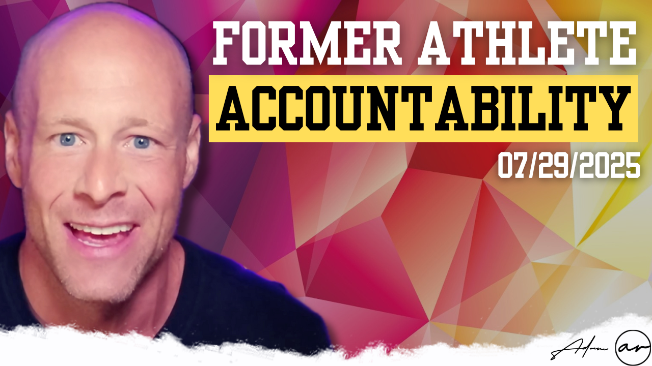 Accountability Call: Macro Tweaks, Sunlight, Hydration Tricks & Calendar Blocking | Former Athlete Focus