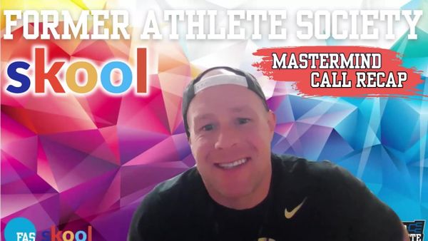 Former Athlete Society Monthly Masterclass: Atomic Habits & Your Post-Athlete Life