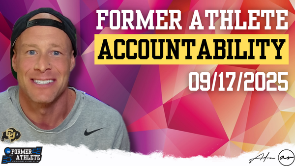 Former Athlete Society Accountability Call: 5 Elite Habits to Stay Strong, Focused & Injury-Free